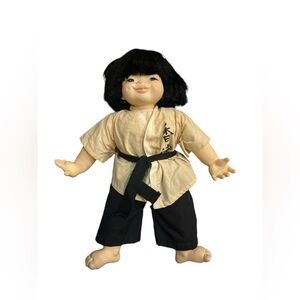 JMB Jacobsen Chopstick Karate Asian‎ Doll Mieler Doll 13" VTG 80'S 21358